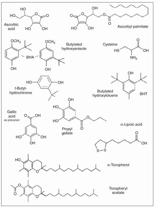 7. สารต้านอนุมูลอิสระ (Antioxidants), Complexing Agents, และสารบัฟเฟอร์ ...